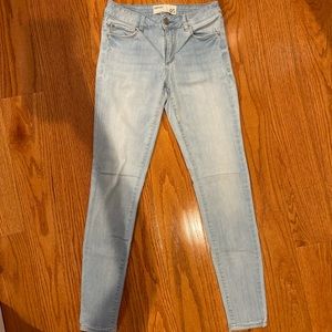 Comfortable Light Blue Skinny Jeans